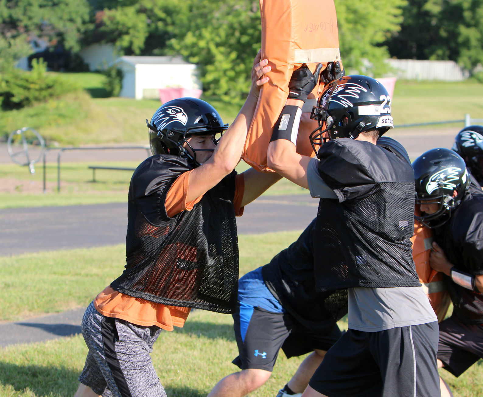 Bloomer football practice 8-8-19